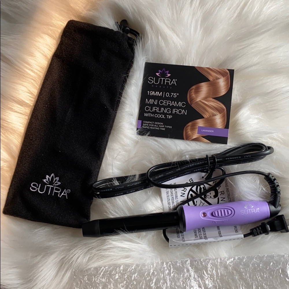 NEW Sutra Mini Compact Ceramic Hair Curling Iron
